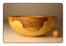 12" SPALTED COPPER BEECH BOWL #965