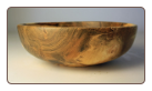 12" RED MAPLE BOWL 1215