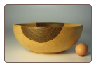 11" RED MAPLE BOWL #1163