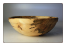 12.5" RED MAPLE BOWL 1216