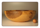 16.5" RED MAPLE BOWL #953