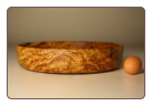 12" SPALTED COPPER BEECH BOWL #1048