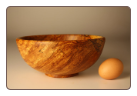 8" SPALTED COPPER BEECH BOWL #996