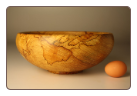 11" SPALTED COPPER BEECH BOWL #1047
