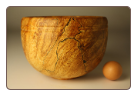 8" SPALTED COPPER BEECH BOWL #960
