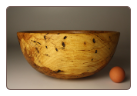 13" SPALTED COPPER BEECH BOWL #1145
